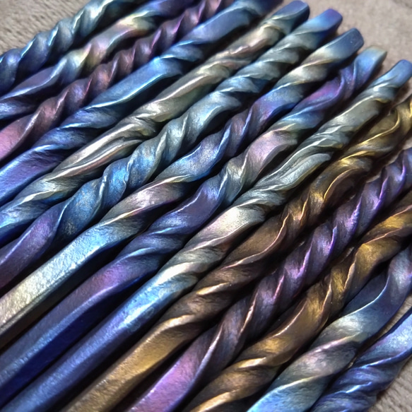 ☆新作多数追加！　一生使える最強の箸を貴方に　鍛造チタン箸「氷晶」 8枚目の画像