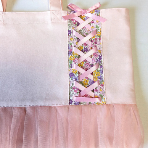 入学セット★ハンドメイド（ラベンダーリボン） 入学・入園準備 3点セット リボンラベンダー - HIAIRO'S GALLERY