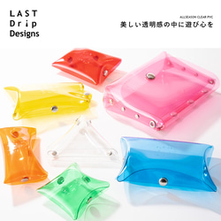 「免運費」全 11 種顏色【Naskan 肩帶均可定制】四季皆宜的透明 PVC 第8張的照片