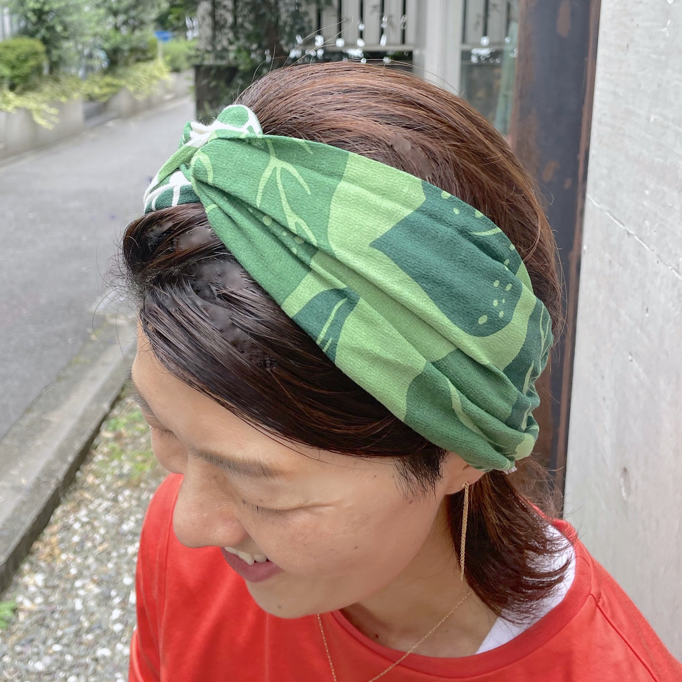 AMONG 痛くない　コットン素材のカチューム 「桃栗三年柿八年」変化