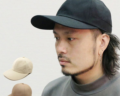 日除け効果の高い長く幅広ツバのキャップ～ワイドロングブリムキャップ