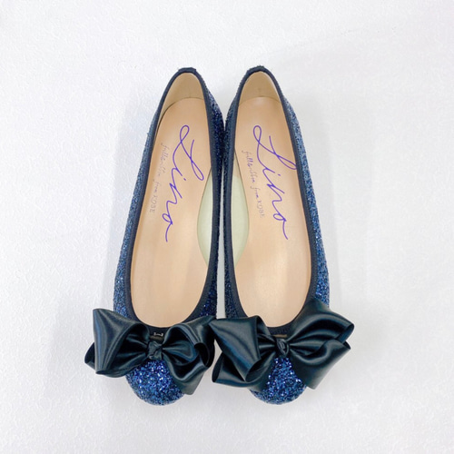 彩り大粒バレエシューズ♡リボン♪付け替え♪着せ替え♪フラット