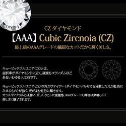 幸せのクローバー　肌にやさしい　18金コーティング　医療用ステンレス仕様 CZダイヤモンド　ピアス　ピンクゴールド 10枚目の画像