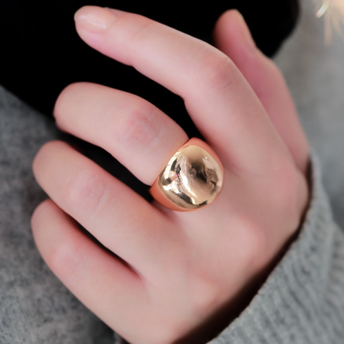 K20 20金 リング 3.20g 11号 甲丸