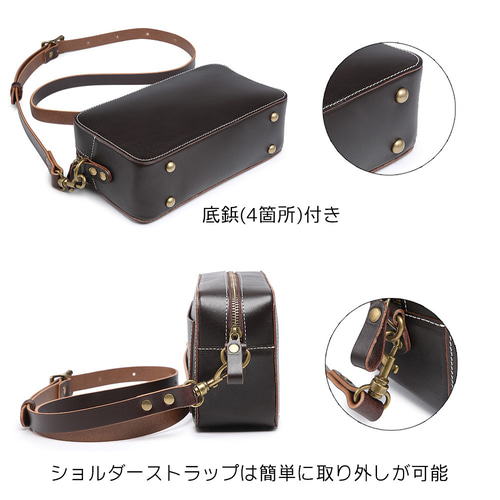ショルダーバッグ ミニショルダー 本革 牛革 ヌメ革 高級 上品