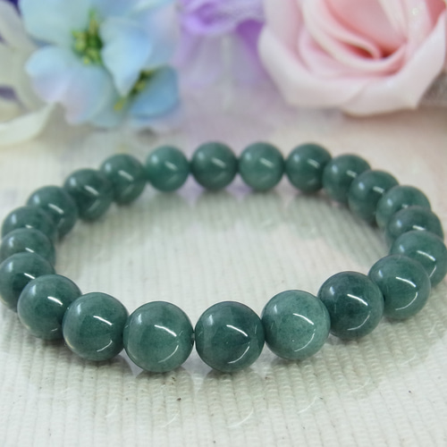 ブレスレット かわいい 本翡翠 ヒスイ 誕生日プレゼント 天然石 本物保証