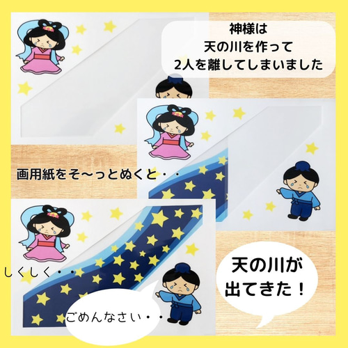 たなばたシアター 七夕 マジックシアター 保育教材 マグネット