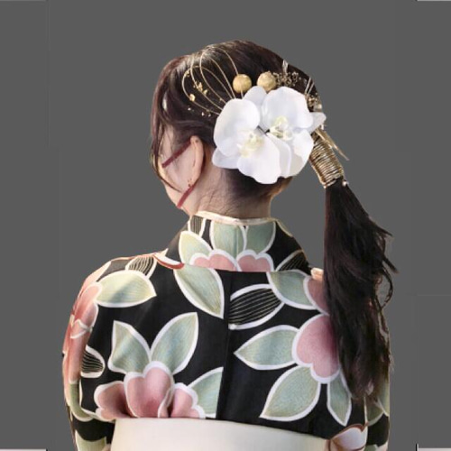 金彩素敵な蝶花紋振袖フルセット成人式結婚式謝恩会長襦袢おまけ♡