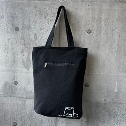 【 A4対応 】オリジナルキャンバストートバッグ（Bread）／通勤通学バッグ カジュアル 5枚目の画像