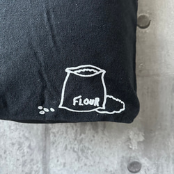 【 A4対応 】オリジナルキャンバストートバッグ（Bread）／通勤通学バッグ カジュアル 6枚目の画像