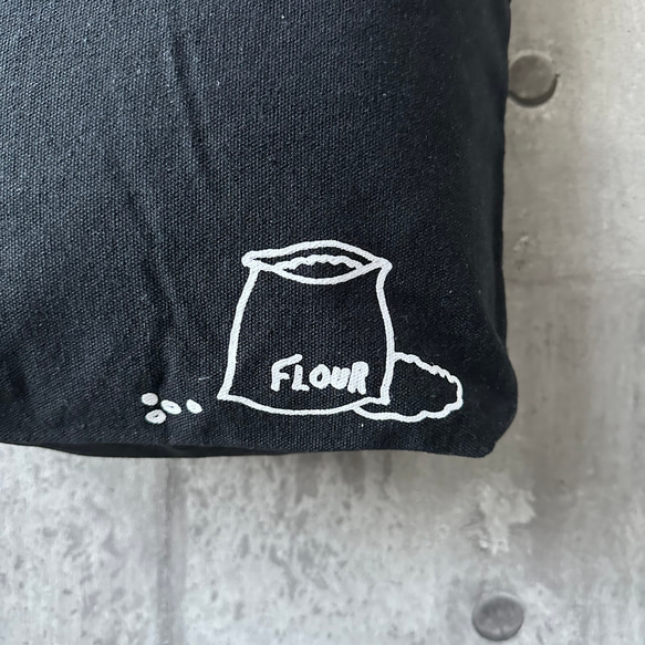 【 A4対応 】オリジナルキャンバストートバッグ（Bread）／通勤通学バッグ カジュアル 6枚目の画像