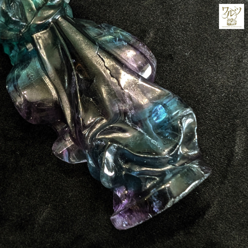 フローライトの天使 L【浙江省産】 天然石 ワルツ 通販 11856950