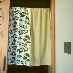 現品限り！オパールプリント夏暖簾 2枚目の画像