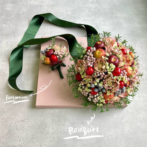 ❁Wedding bouquet❁フルーツのブーケ【30521】 1枚目の画像