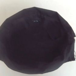 『2WAY』巾着タイプ・カゴ風バッグ（Lサイズ）ショルダーベルト付き 4枚目の画像