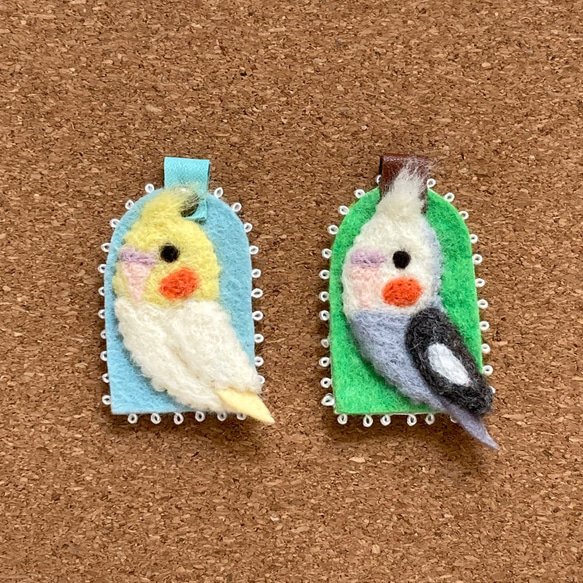 オカメインコキーホルダー <羊毛フェルト> その他ケース ChocoLa