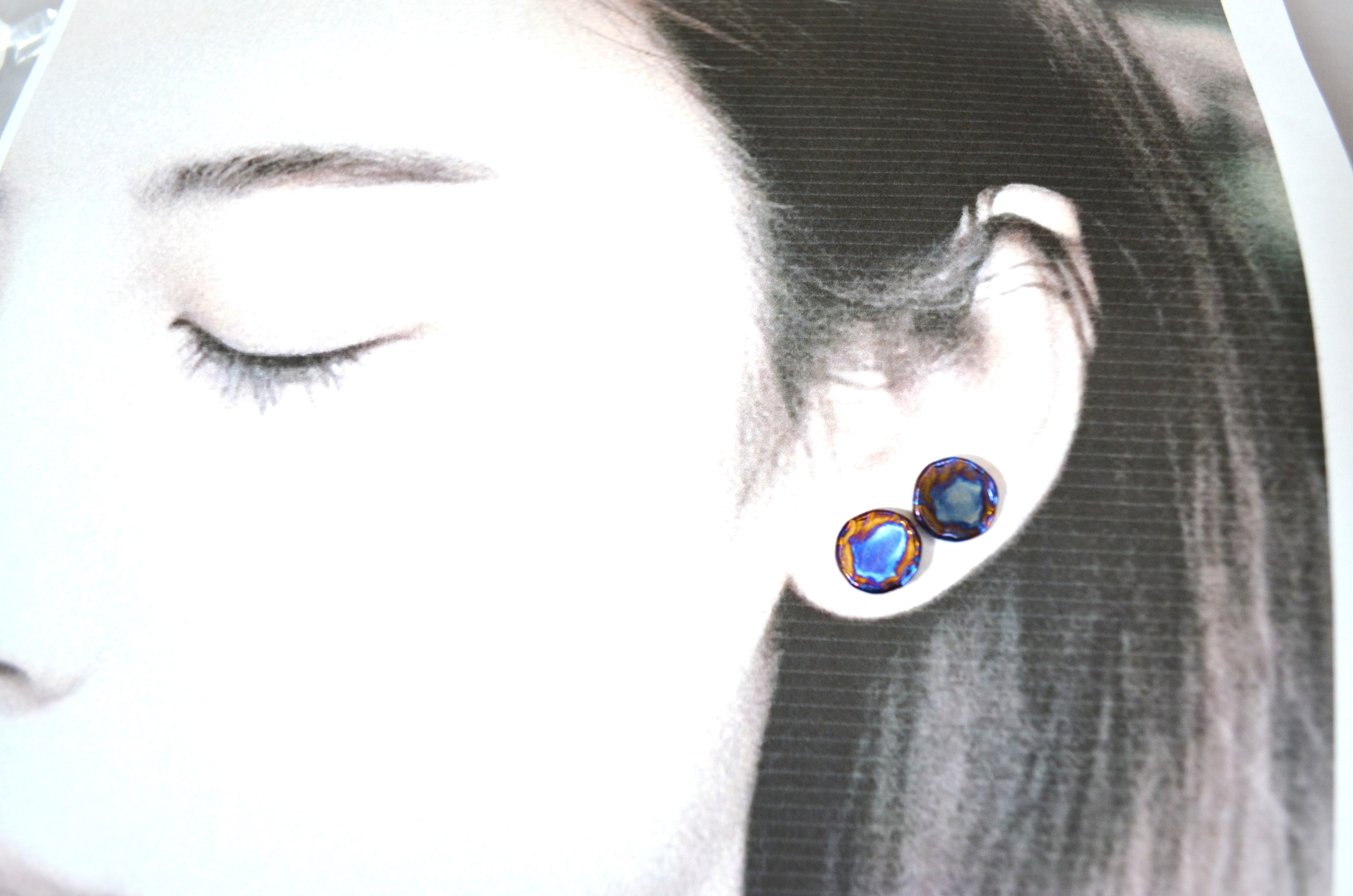 Titanium　pierced earrings・16G・チタンピアス・YEN・A