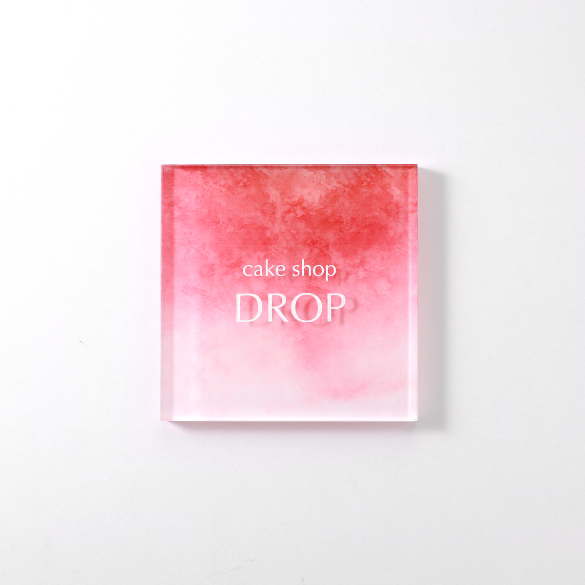 表札プレート【ウォーターペーパー】／各種サイズ・文字凹彫刻・鏡面仕上げ・屋内外OK