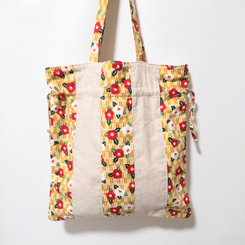 感謝価格 猫柄 パッチワーク トートバッグ エコティッシュカバー 巾着