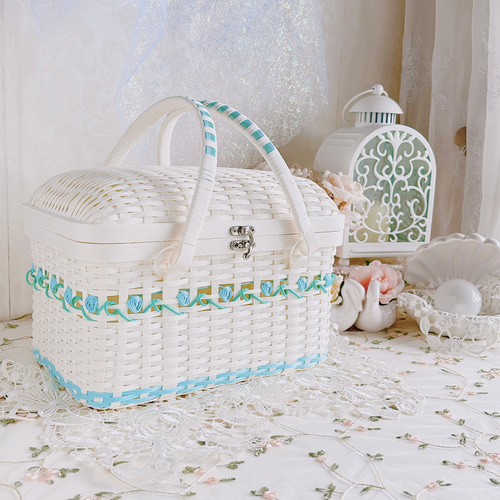 ☆超幻の花籠柄☆ウェッジウッド フロレンティーン ブルーフラワーバスケットc&s ☆超幻の花籠柄☆ウェッジウッド フロレンティーン ブルー