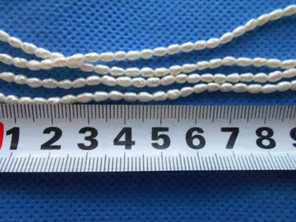 淡水真珠１連ロング５９センチ１本限定 3枚目の画像