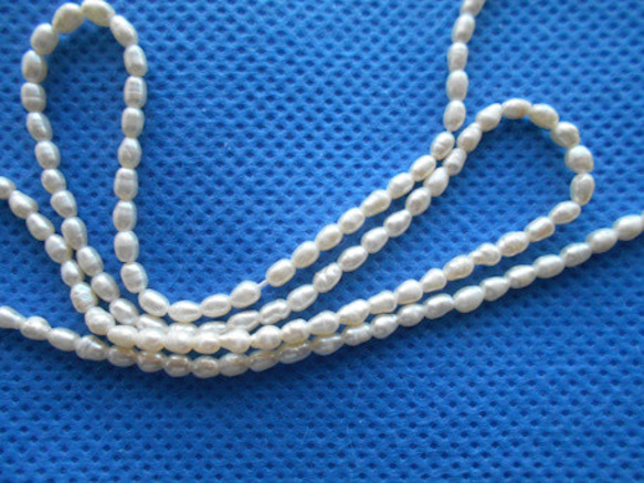 淡水真珠１連ロング５９センチ１本限定 5枚目の画像