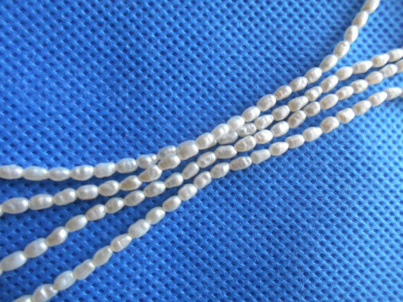 淡水真珠１連ロング５９センチ１本限定 1枚目の画像