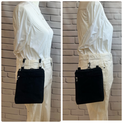 6way 撥水 大人の移動ポケット サコッシュ ウエストポーチ ボディー