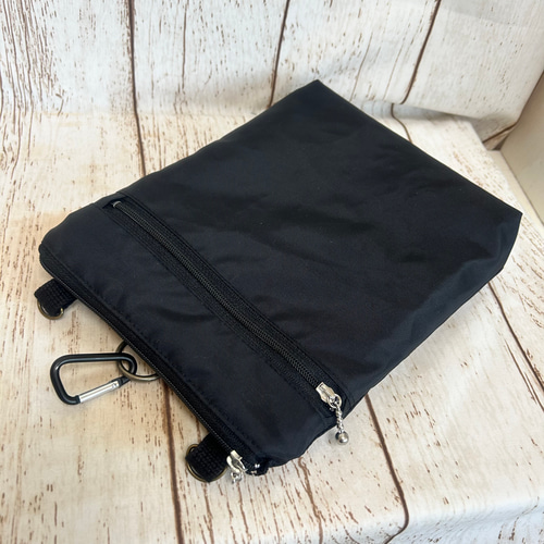 6way 撥水 大人の移動ポケット サコッシュ ウエストポーチ ボディー  