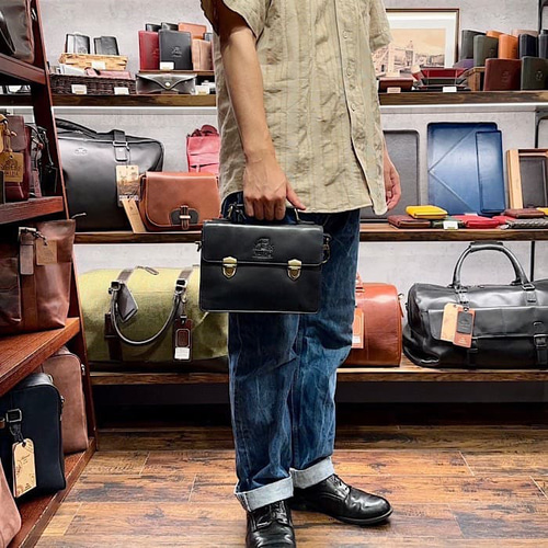 英国デザイン牛革かばんValise ミニサッチェルバッグ イートン