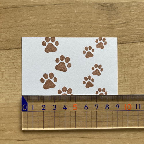 消しゴムはんこ No.238 merci 肉球 消しゴムはんこ No.238 merci 肉球