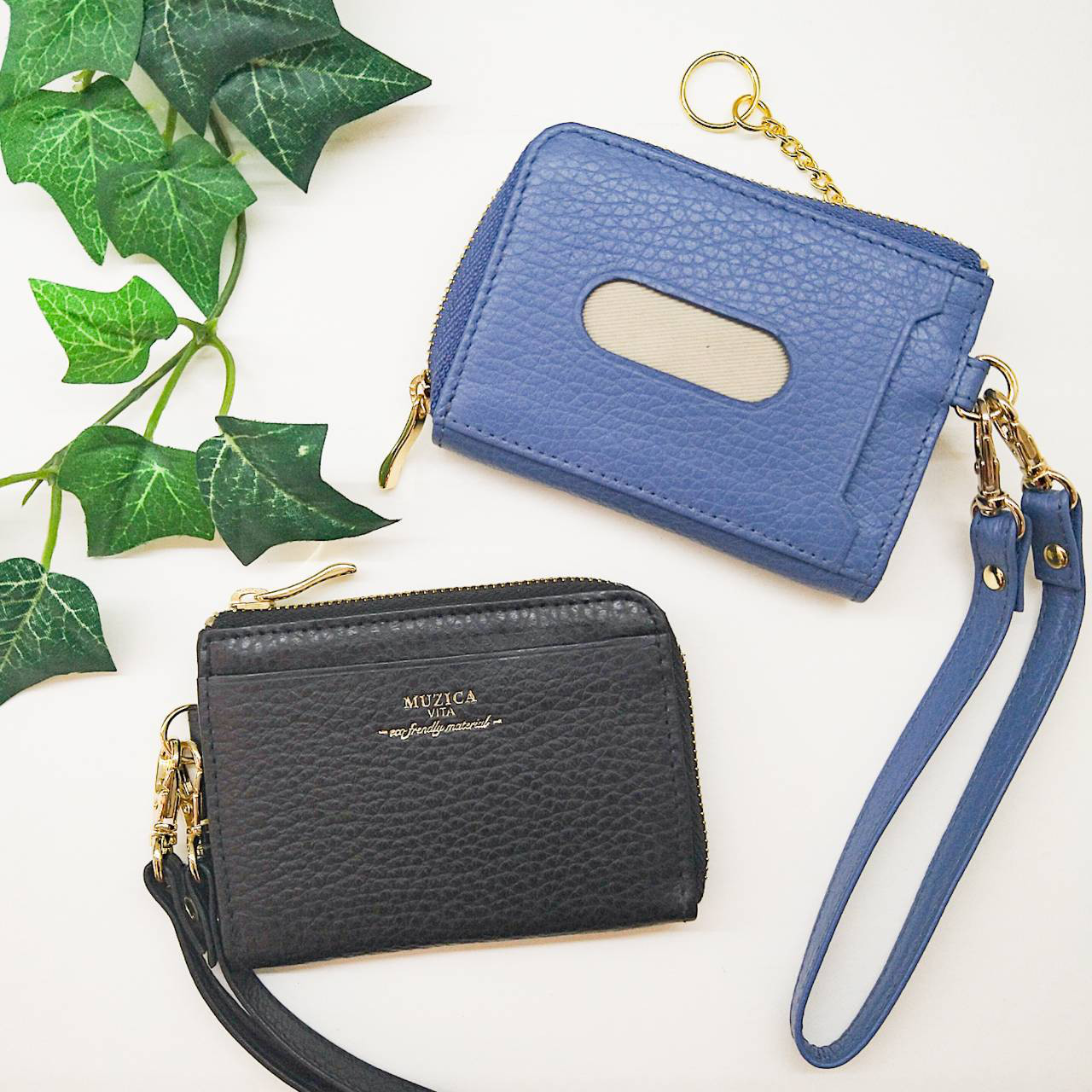 【イタリア牛革】10c ストラップ付コイン/パスケース<14色展開>M1015 イタリアンレザー 4,851円