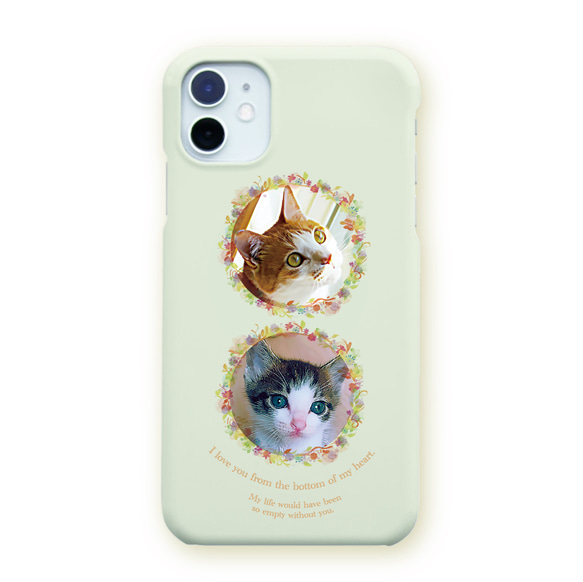 iPhone15 Xperia✳︎水彩 パステル うちの子 オーダースマホケース/ペット 犬 猫 Andoroid 8枚目の画像