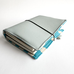 B6 サイズ システム手帳カバートラベラーズノートカバー手帳カバー合皮レザー 3枚目の画像