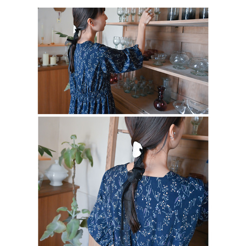01_長袖_花柄ロングワンピース2023SSbouquet：ブーケ」【臨月 までOK