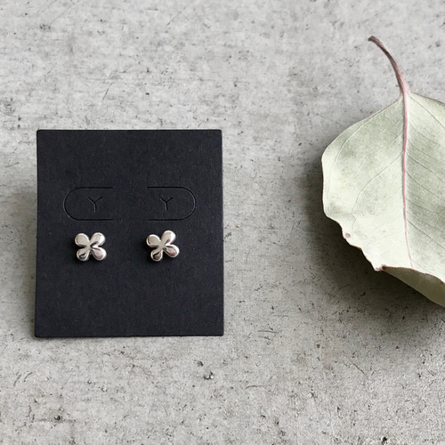 sold クローバー ピアス シルバー925 ピアス（スタッド・一粒） 今井 