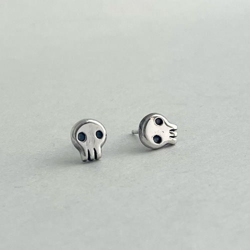 ドクロ ピアス シルバー925 ピアス（スタッド・一粒） 今井つぐみ 通販