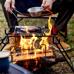 ソロキャンプ用、２段階調整可能アイアンロストル 8枚目の画像