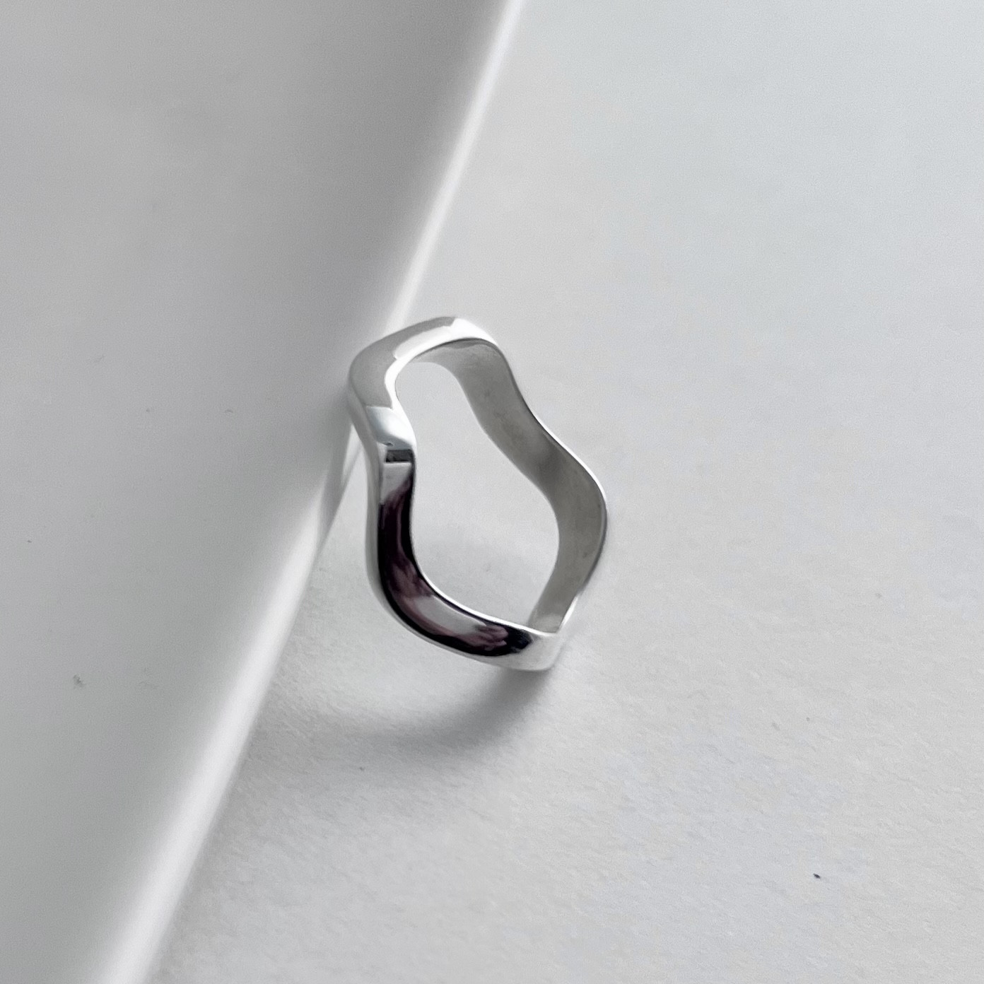 波　指輪　リング　シルバー925