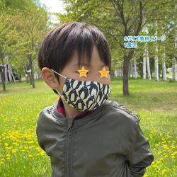 夏 涼感マスク キッズ用 ベビー用 シンプルドット 冷感 ガーゼ 子供 布マスク 小学校低学年 10枚目の画像