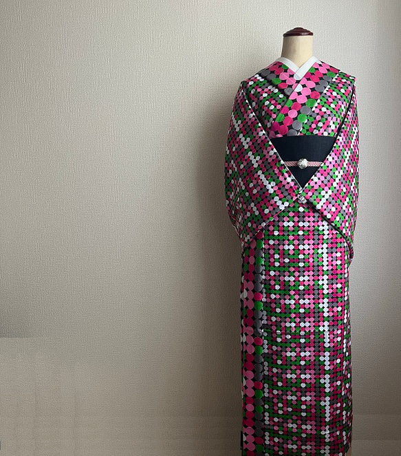 サンプル アフリカン着物 WOODIN「ミニ‐マキシ Mini-MAXI 」 2枚目の画像