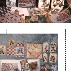 8種　海外　レトロ　コラージュ素材　ジャーナル素材　紙もの　詰め合わせ　紙素材　素材パック 20枚目の画像