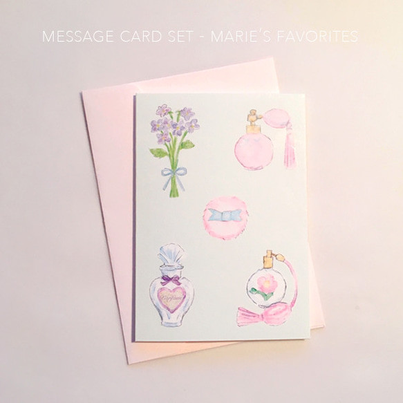 marie's favorite メッセージカードセット 1枚目の画像