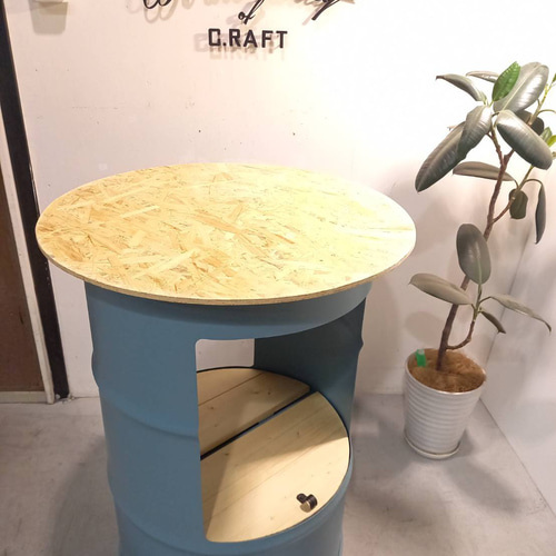 送料無料】ドラム缶 リメイク テーブル アメリカン インダストリアル