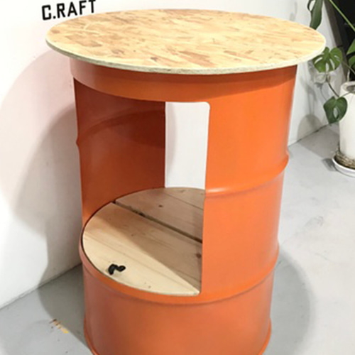 М　ドラム缶テーブル ドラム缶テーブルDRM930 D65×H93cm 立ち飲みテーブル バー