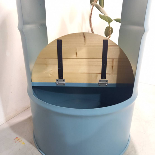 送料無料】ドラム缶 リメイク テーブル アメリカン インダストリアル