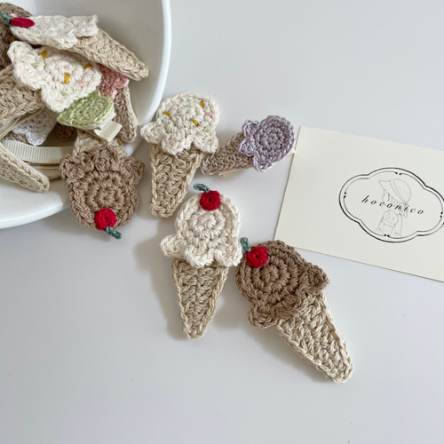 パッチンピン アイスクリーム ヘアアクセサリー ベビー キッズ