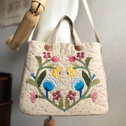 ♡ハンドメイド♡昭和レトロ&30's♡パッチワークBAG、ショルダーベルト付き パッチワークのショルダー バッグ183 - レトロア'S GALLERY