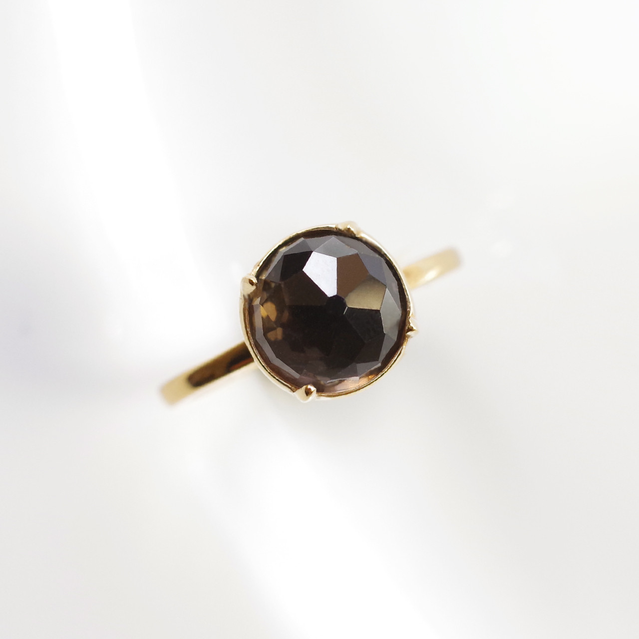 スモーキークォーツのリング