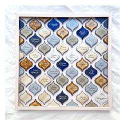 席札で作る結婚証明書　ランタンタイル　コラベルタイル　席札　 19枚目の画像